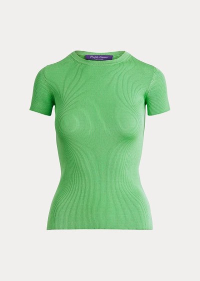 Women's Ralph Lauren Cashmere Short-Sleeve Sweater | 894236SJD